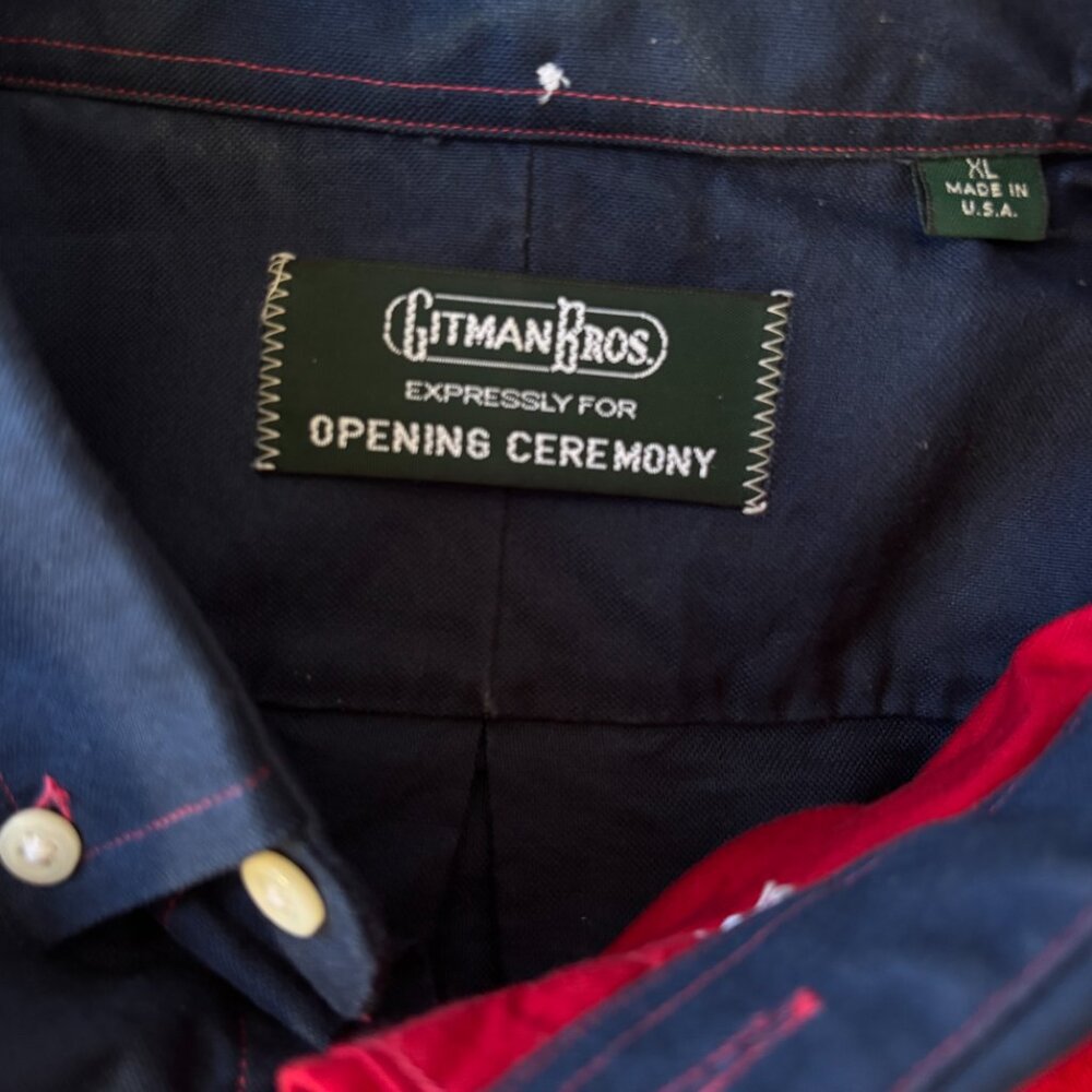 Gitman Bros x Opening Ceremony Split Button Down … - image 4